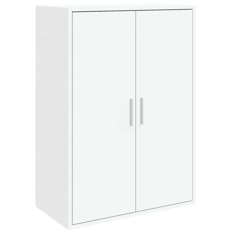 Dressoirs 2 st 60x31x84 cm bewerkt hout wit