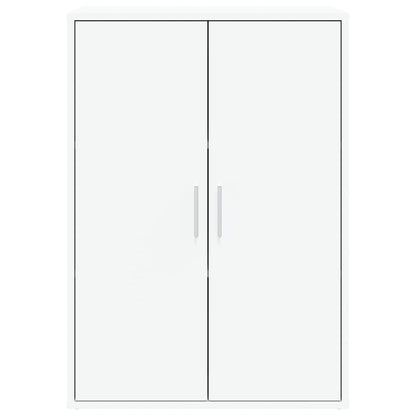 Dressoirs 2 st 60x31x84 cm bewerkt hout wit