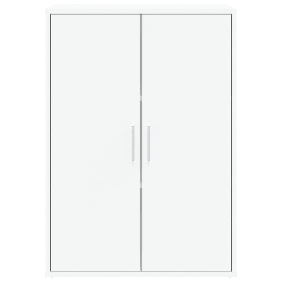 Dressoirs 2 st 60x31x84 cm bewerkt hout wit