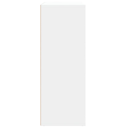 Dressoirs 2 st 60x31x84 cm bewerkt hout wit