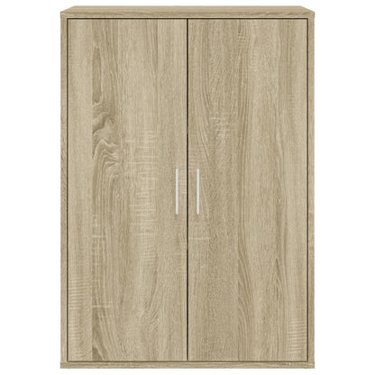 Dressoirs 2 st 60x31x84 cm bewerkt hout sonoma eikenkleurig