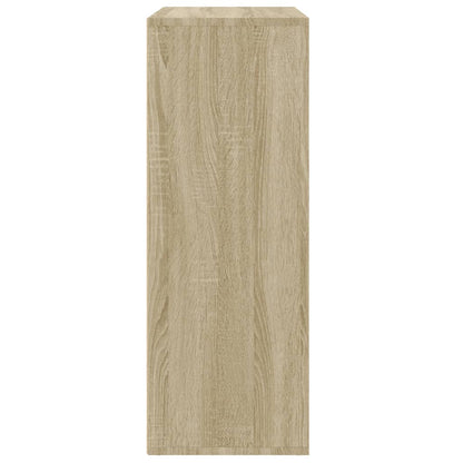 Dressoirs 2 st 60x31x84 cm bewerkt hout sonoma eikenkleurig