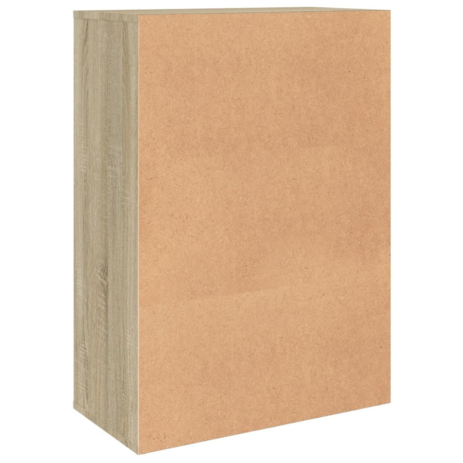 Dressoirs 2 st 60x31x84 cm bewerkt hout sonoma eikenkleurig