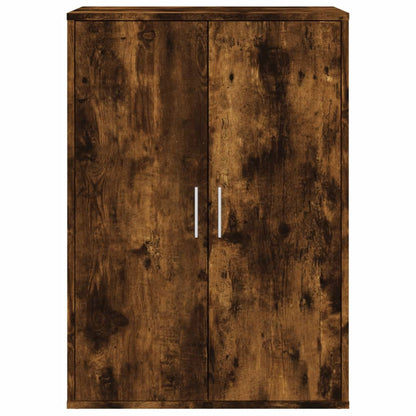Dressoirs 2 st 60x31x84 cm bewerkt hout gerookt eikenkleurig