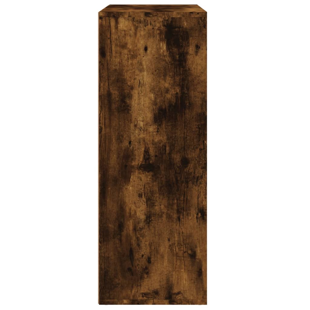 Dressoirs 2 st 60x31x84 cm bewerkt hout gerookt eikenkleurig