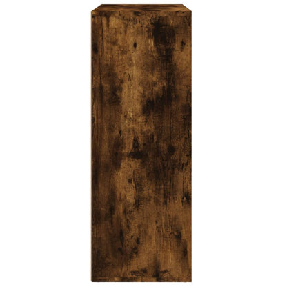 Dressoirs 2 st 60x31x84 cm bewerkt hout gerookt eikenkleurig