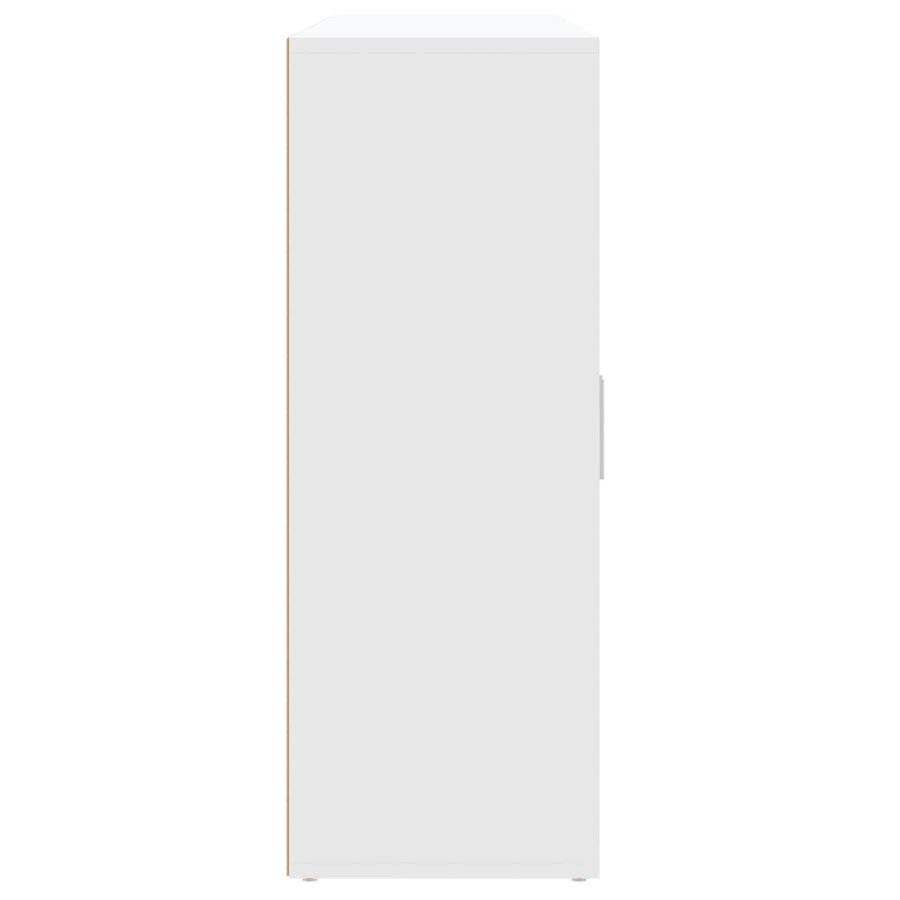 Dressoirs 3 st 60x31x84 cm bewerkt hout wit