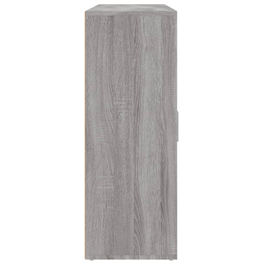 Dressoirs 3 st 60x31x84 cm bewerkt hout grijs sonoma eikenkleur