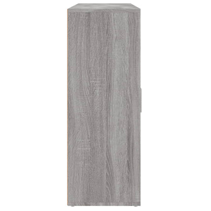 Dressoirs 3 st 60x31x84 cm bewerkt hout grijs sonoma eikenkleur