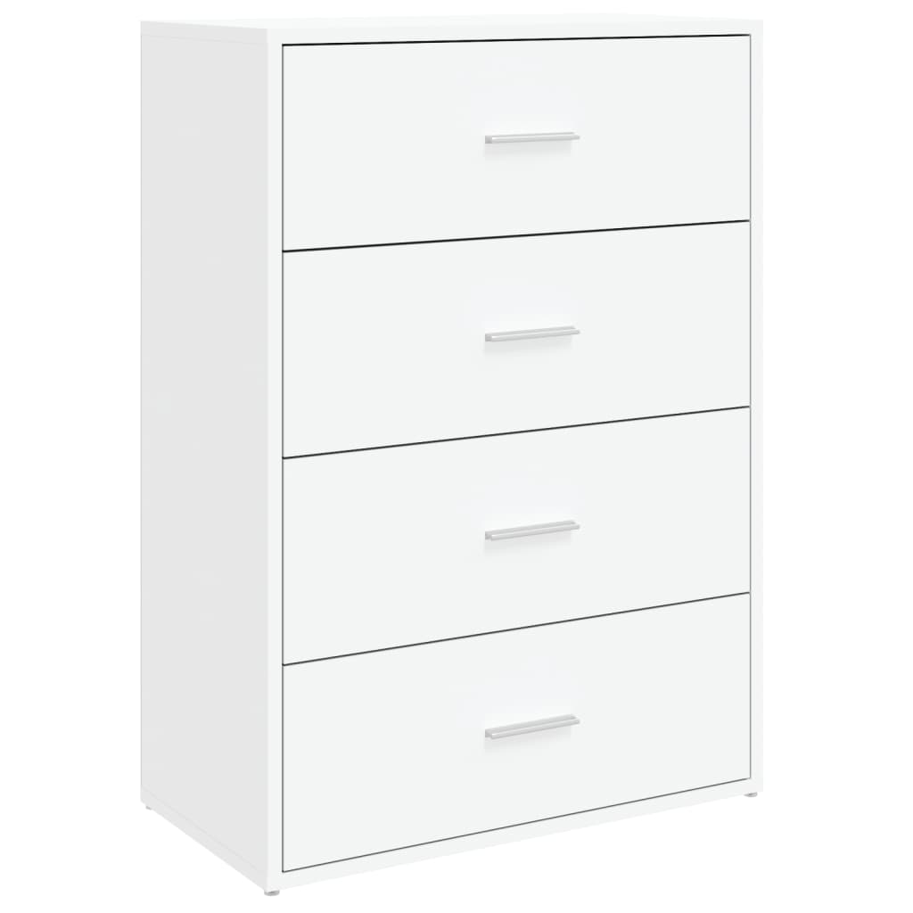 Dressoirs 2 St 60X31X84 Cm Bewerkt Hout Wit