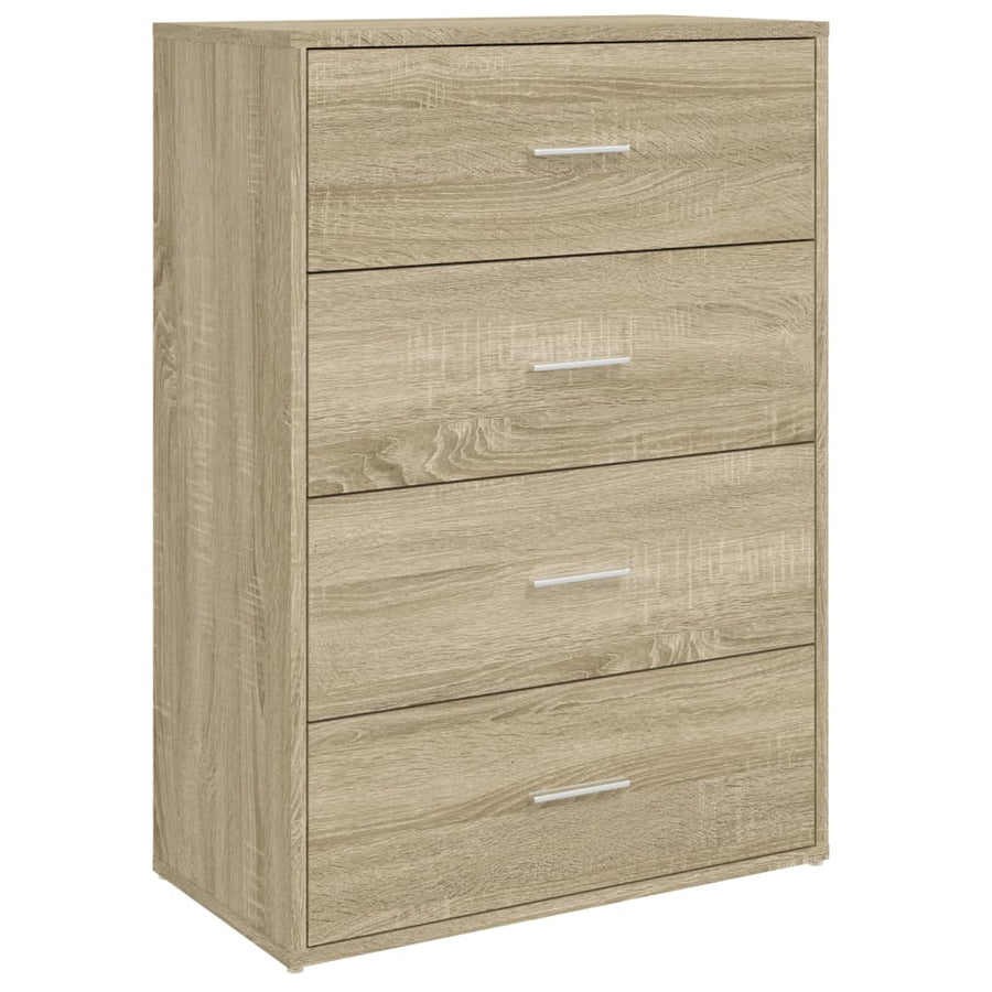 Dressoirs 2 St 60X31X84 Cm Bewerkt Hout Kleurig Sonoma eiken