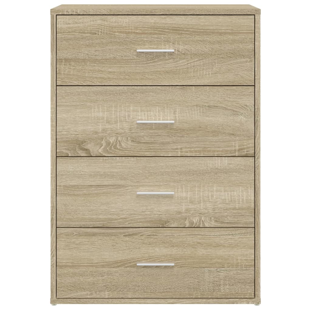 Dressoirs 2 St 60X31X84 Cm Bewerkt Hout Kleurig Sonoma eiken