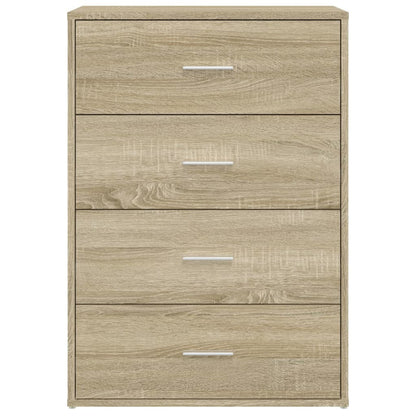 Dressoirs 2 St 60X31X84 Cm Bewerkt Hout Kleurig Sonoma eiken