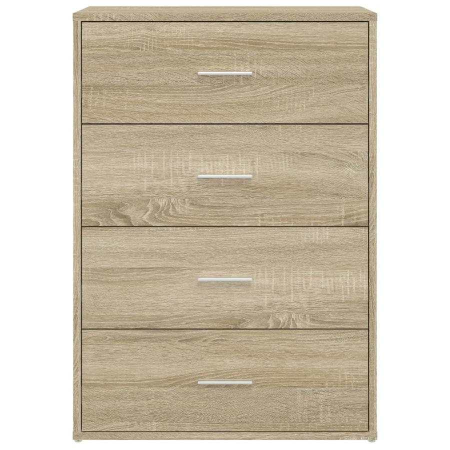 Dressoirs 2 St 60X31X84 Cm Bewerkt Hout Kleurig Sonoma eiken