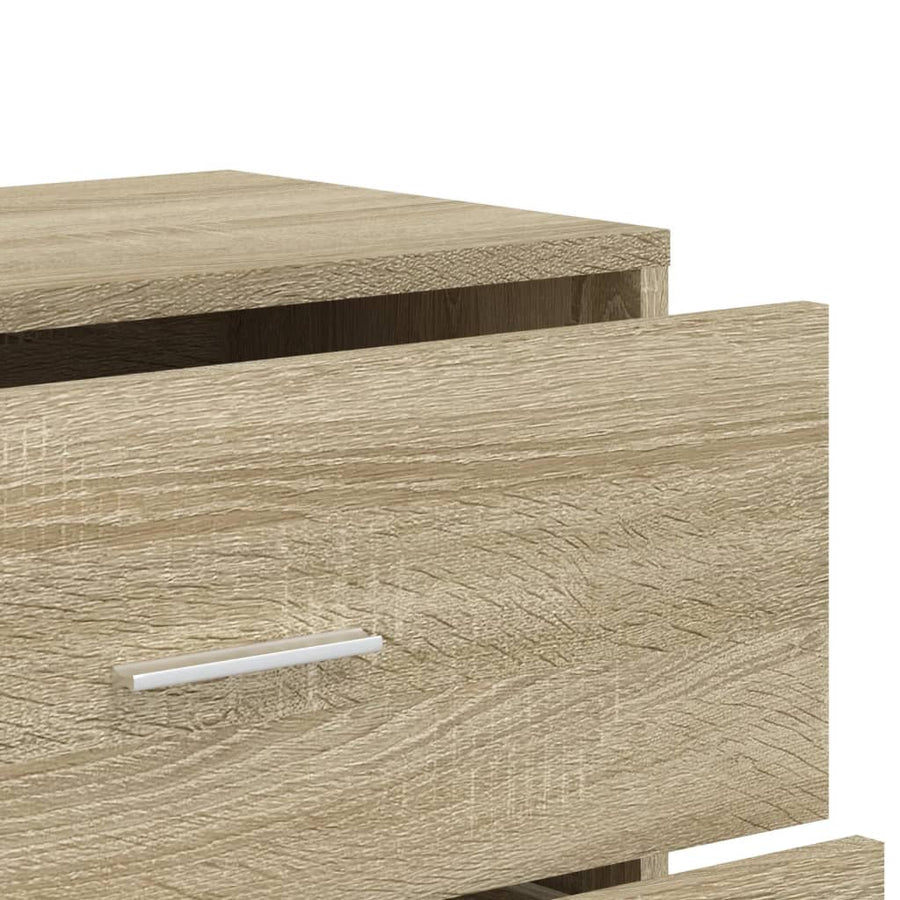Dressoirs 2 St 60X31X84 Cm Bewerkt Hout Kleurig Sonoma eiken
