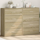 Sideboards 2 pcs 60x31x84 cm engineered wood sonoma oak colour