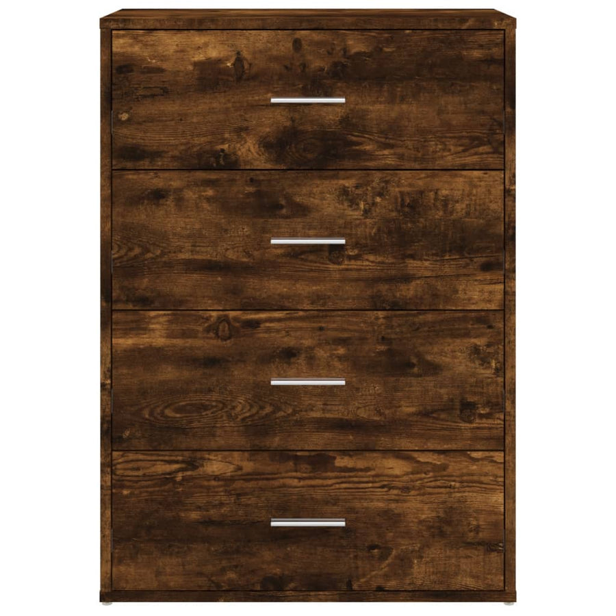 Dressoirs 2 St 60X31X84 Cm Bewerkt Hout Kleurig Gerookt eiken