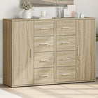 Sideboards 2 pcs 60x31x84 cm engineered wood sonoma oak colour