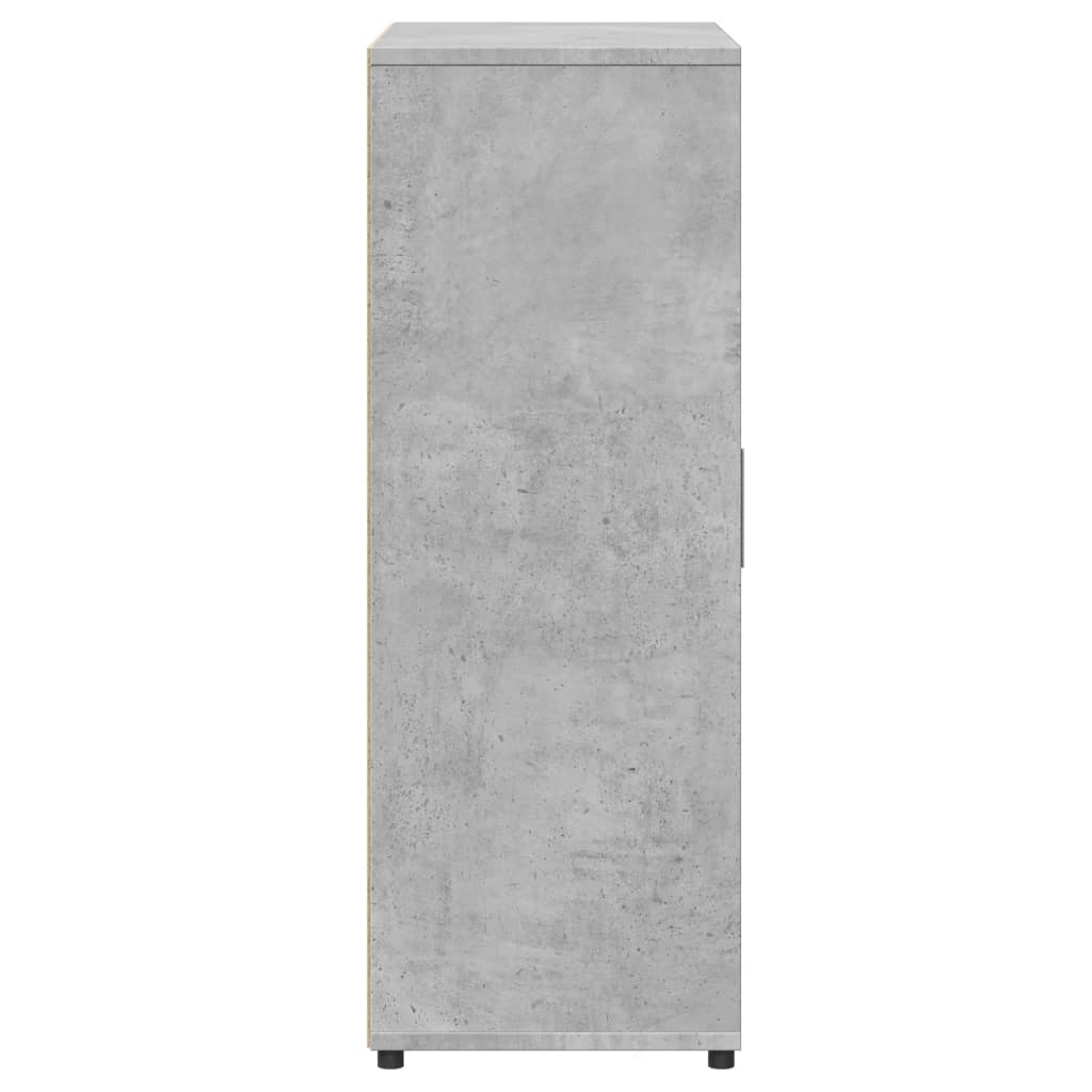 Dressoirs 2 st 60x31x84 cm bewerkt hout betongrijs