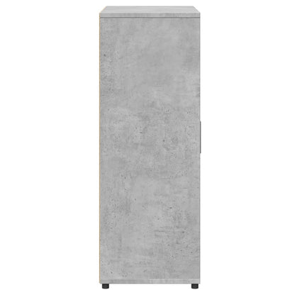 Dressoirs 2 st 60x31x84 cm bewerkt hout betongrijs