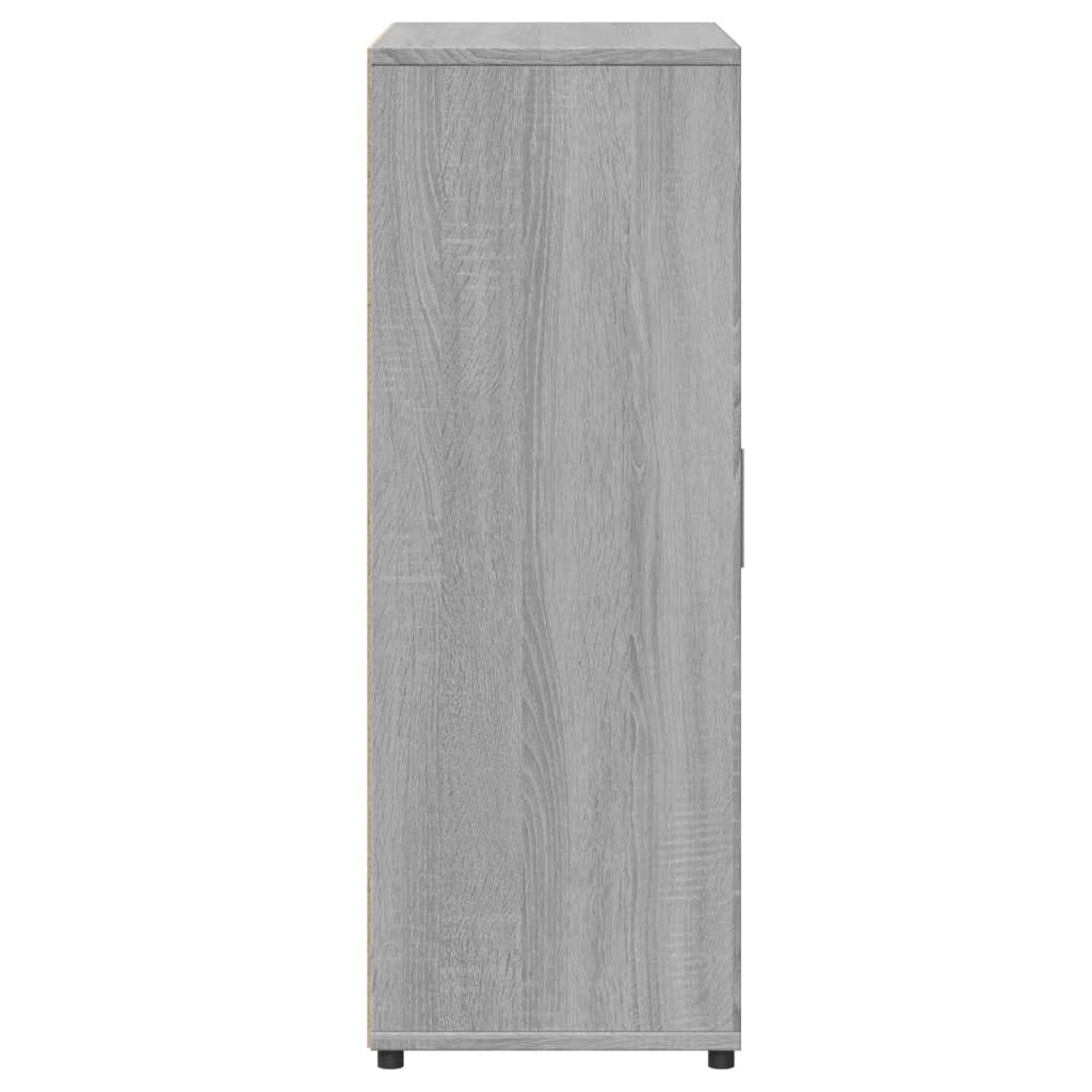 Dressoirs 2 st 60x31x84 cm bewerkt hout grijs sonoma eikenkleur