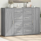 Sideboards 2 pcs 60x31x84 cm engineered wood grey sonoma oak colour