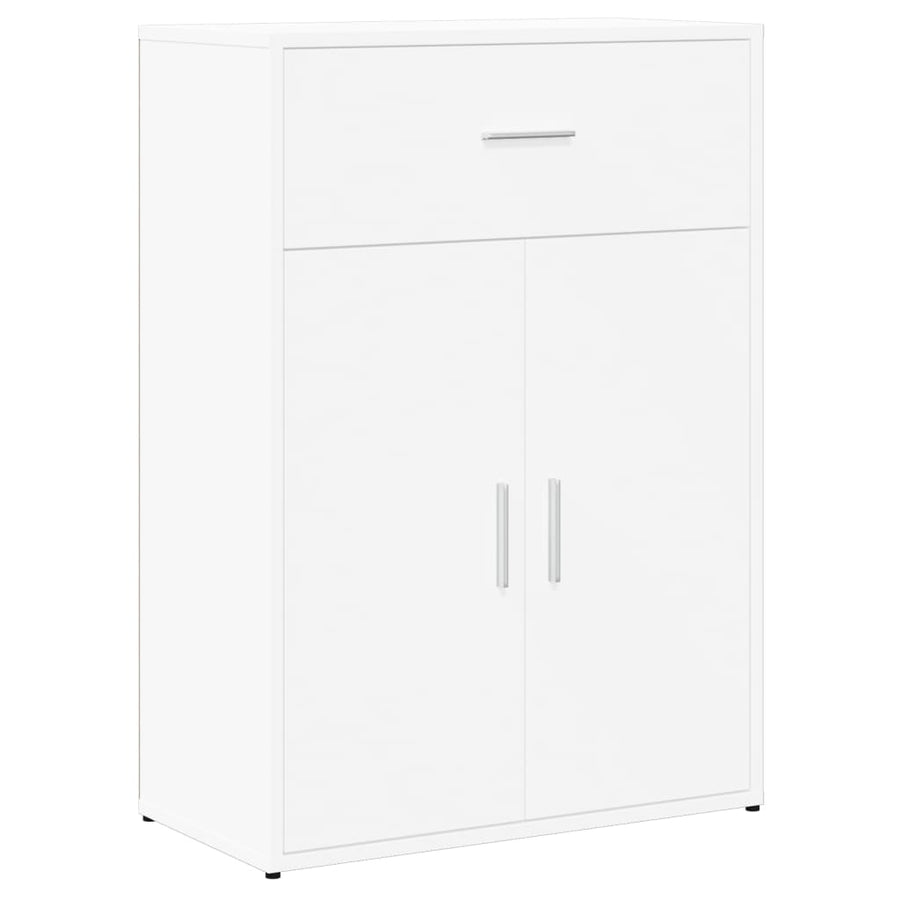 Dressoirs 2 St 60X30X84 Cm Bewerkt Hout Wit