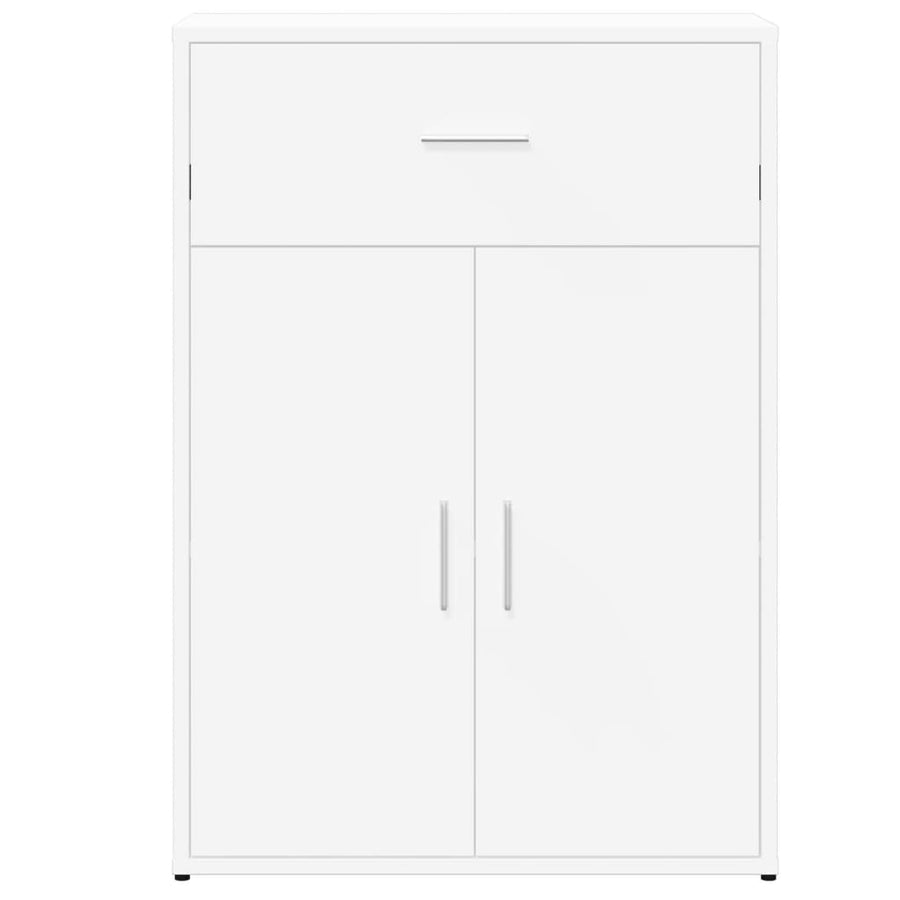 Dressoirs 2 St 60X30X84 Cm Bewerkt Hout Wit