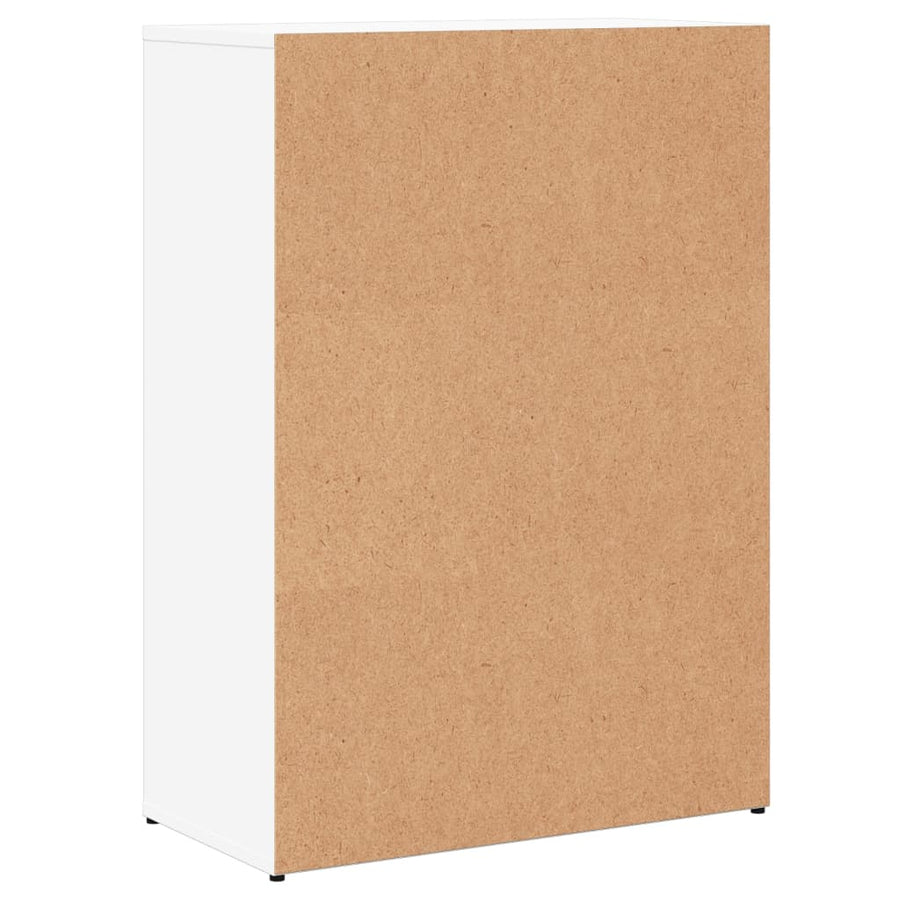 Dressoirs 2 St 60X30X84 Cm Bewerkt Hout Wit