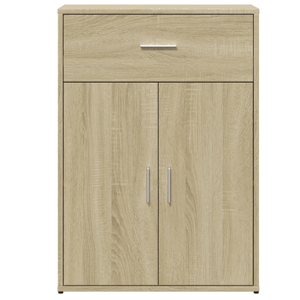Dressoirs 2 St 60X30X84 Cm Bewerkt Hout Kleurig Sonoma eiken