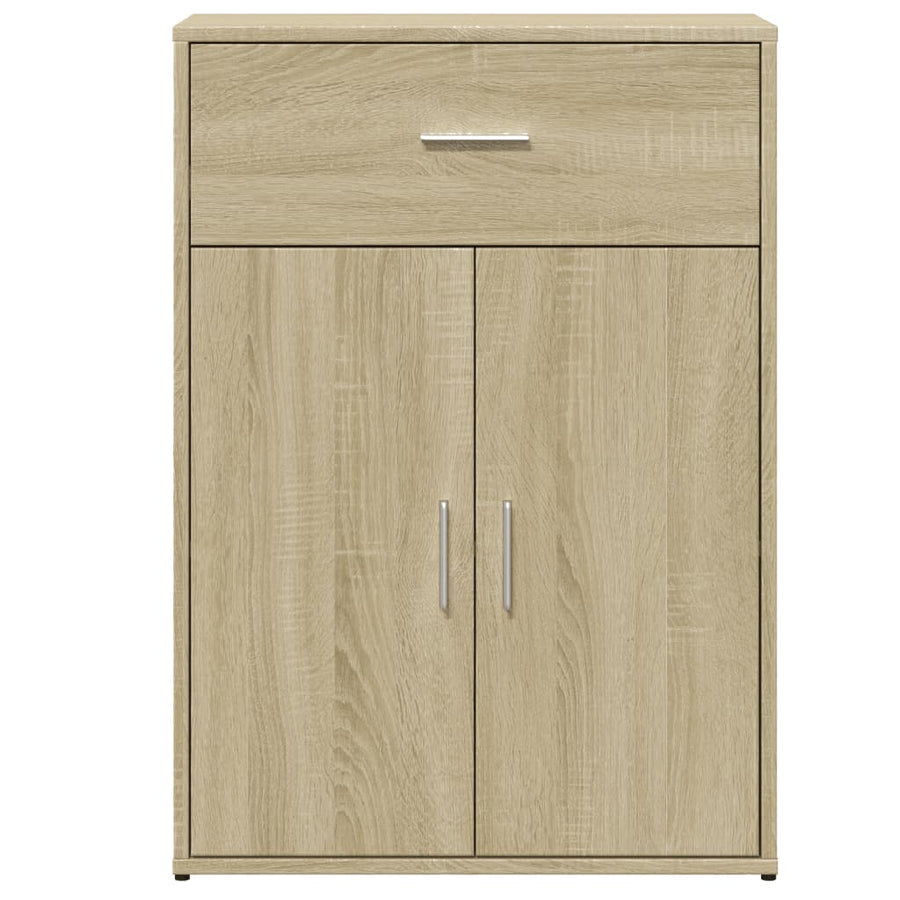 Dressoirs 2 St 60X30X84 Cm Bewerkt Hout Kleurig Sonoma eiken