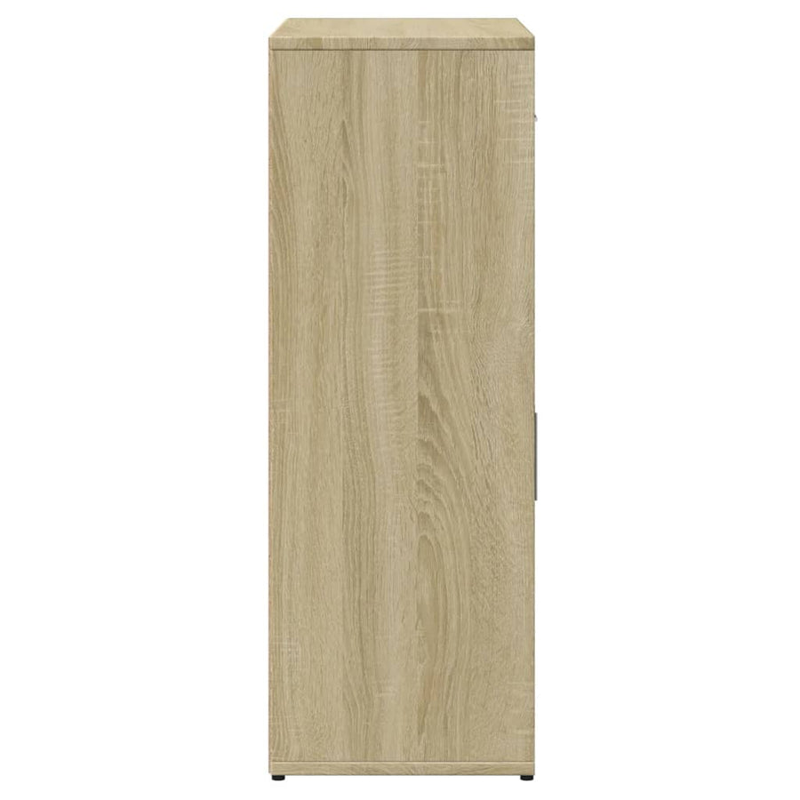 Dressoirs 2 St 60X30X84 Cm Bewerkt Hout Kleurig Sonoma eiken