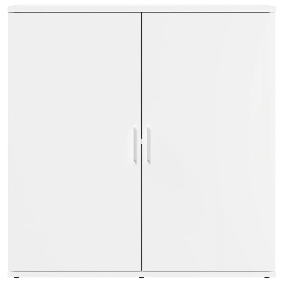 Dressoirs 2 st 79x38x80 cm bewerkt hout wit