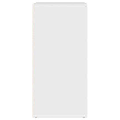 Dressoirs 2 st 79x38x80 cm bewerkt hout wit