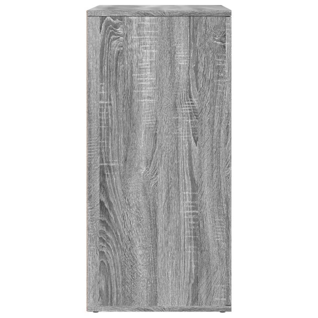 Dressoirs 2 st 79x38x80 cm bewerkt hout grijs sonoma eikenkleur