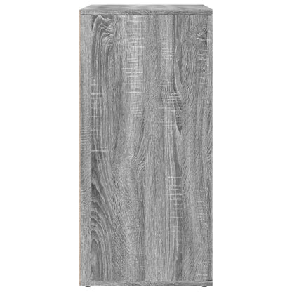 Dressoirs 2 st 79x38x80 cm bewerkt hout grijs sonoma eikenkleur