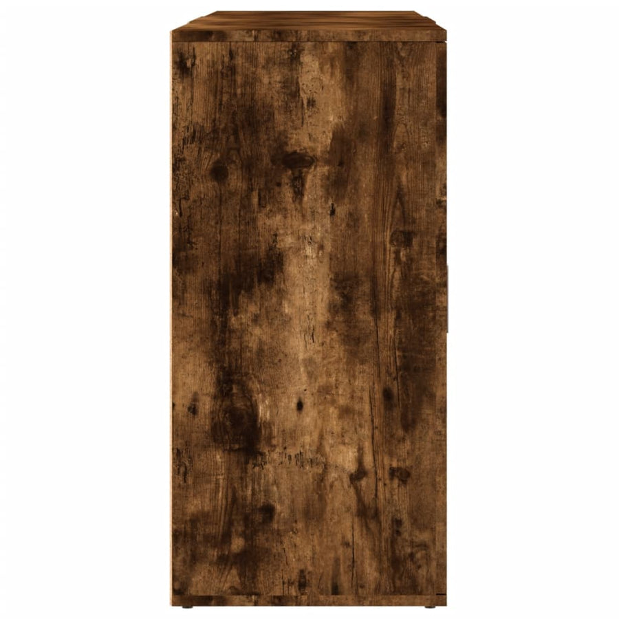 Dressoirs 3 st bewerkt hout gerookt eikenkleurig