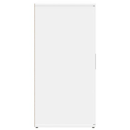 Dressoirs 2 st 59x39x80 cm bewerkt hout wit