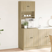Keukenkast 60x50x180 cm bewerkt hout sonoma eiken