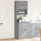 Kitchen cabinet 60x50x180 cm engineered wood grey Sonoma oak