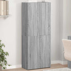 Archiefkast 60x32x153 cm grijs sonoma eiken bewerkt hout