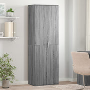 Hoge kast 60x35x180 cm grijs sonoma eiken