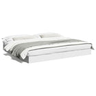Bedframe 180x200 cm spaanplaat wit