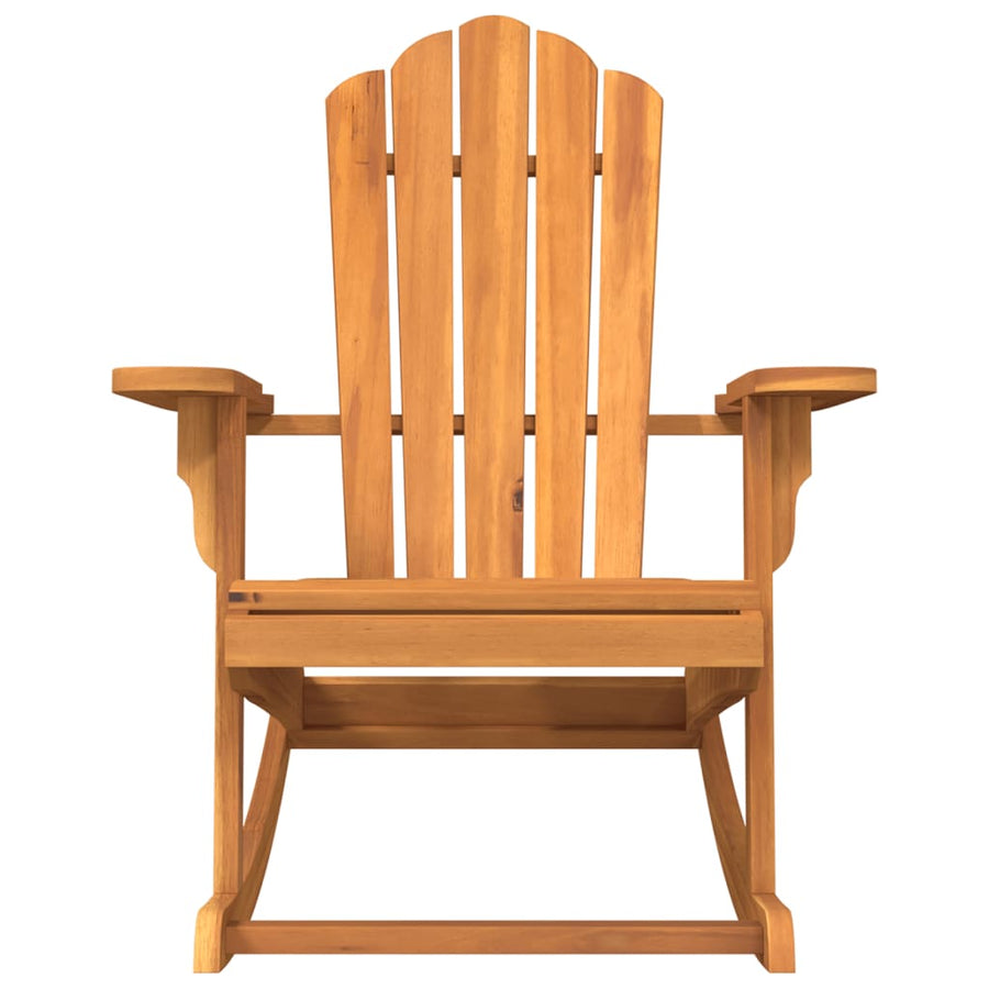 Schommelstoel Adirondack massief teakhout