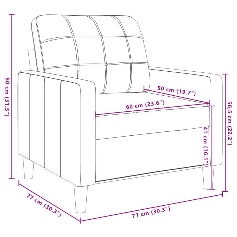 3-delige Loungeset met kussens en bolsters fluweel geel