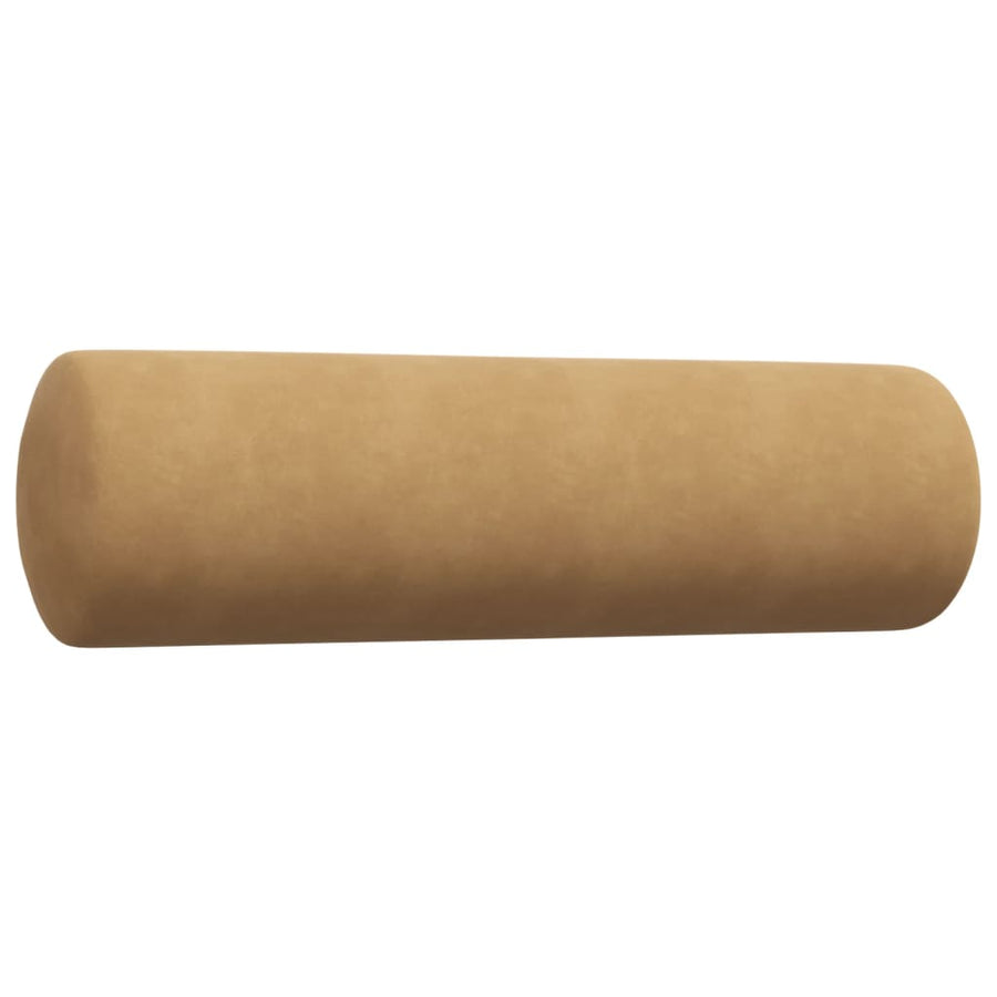 3-Delige Loungeset En Bolsters Fluweel 1