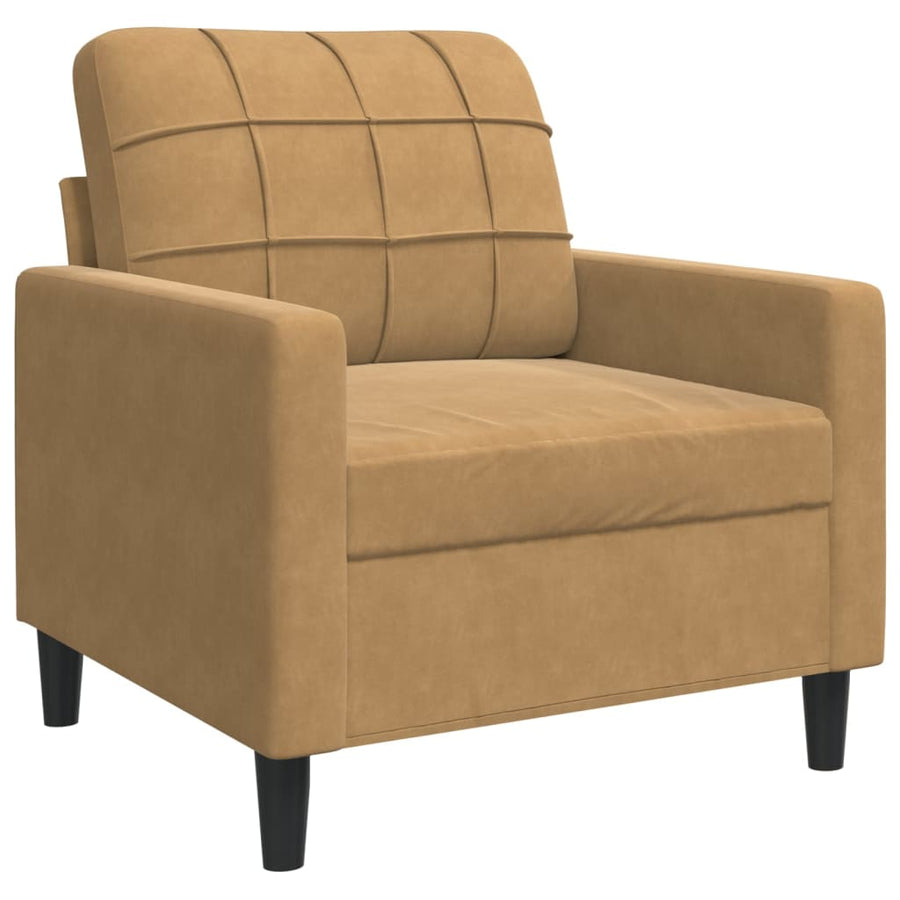 4-Delige Loungeset Met Kussens En Bolsters Fluweel 1