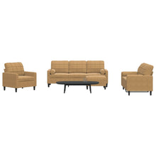 4-Delige Loungeset Met Kussens En Bolsters Fluweel 1