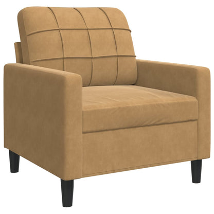 3-Delige Loungeset En Bolsters Fluweel 1