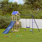 Speelhuis massief grenenhout 238x259x195 cm